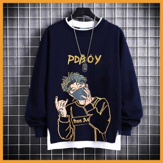 💥FREESHIP💥 Áo Sweater Tay Lỡ Unisex PdBoy, Áo Sweater Tay Lỡ Form Rộng 💥STREETWEAR💥 - Tặng Phụ Kiện Ngẫu Nhiên SW 14