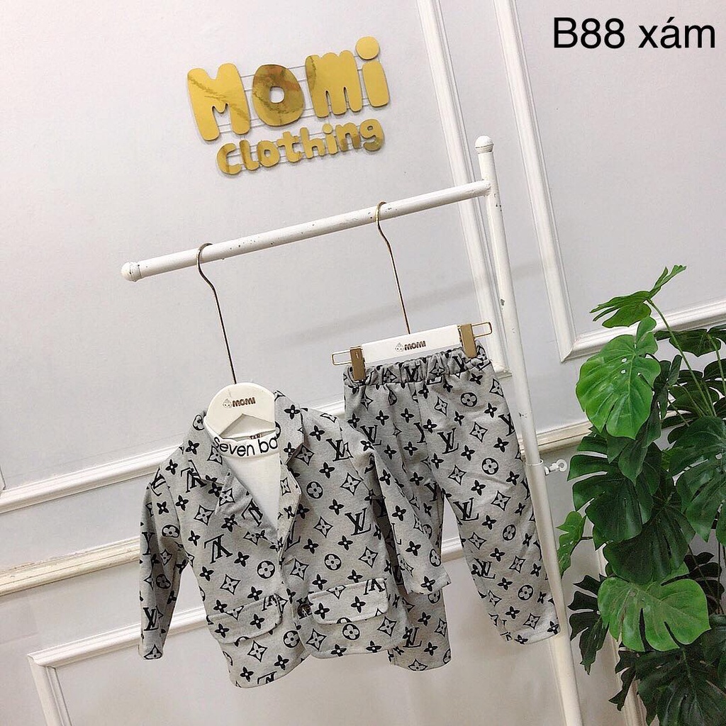 Set 3 chi tiết dạ LV dành cho bé trai - B88 - CAM KẾT HÀNG NHƯ HÌNH, SẢN PHẨM TỰ CHỤP