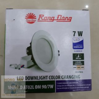 Đèn LED âm trần đổi màu 7W

Rạng Đông