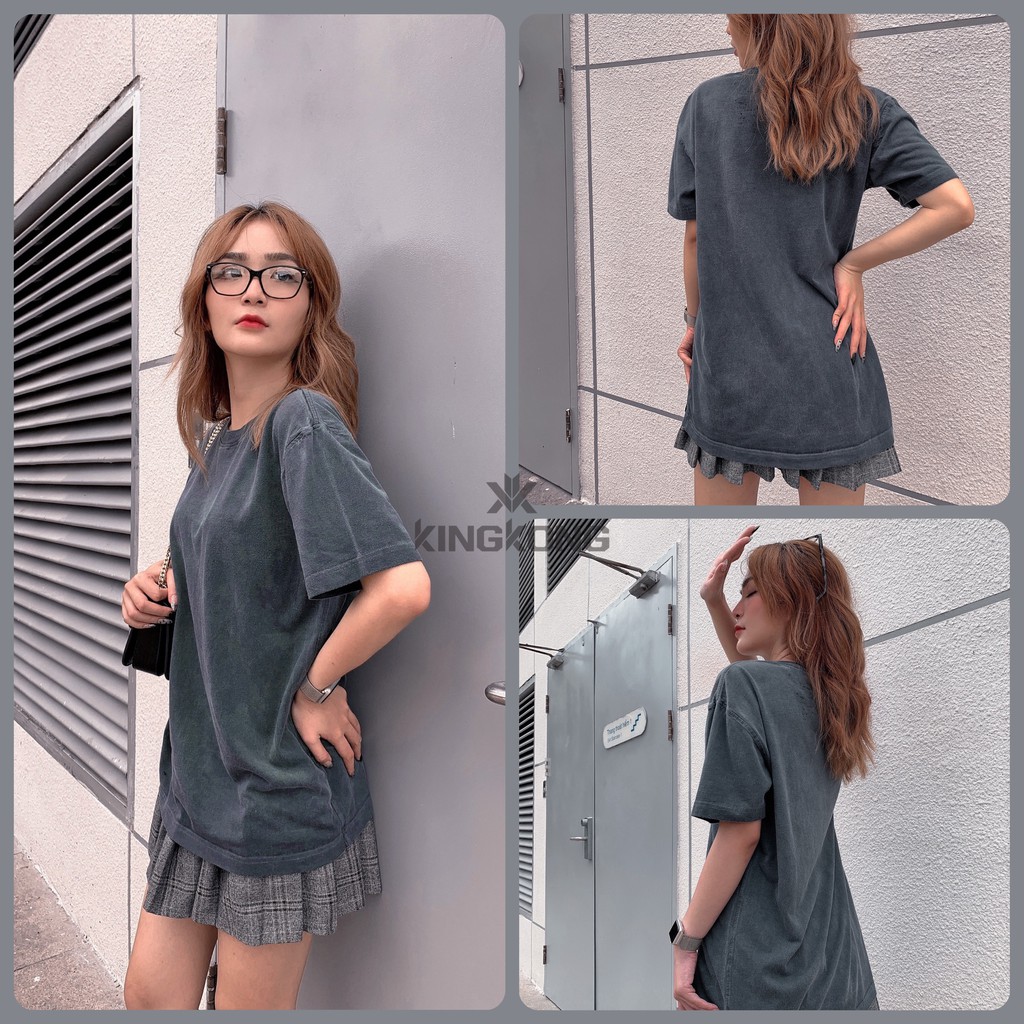 Áo Thun KK Stone Wash Unisex Form Rộng Oversize | BigBuy360 - bigbuy360.vn