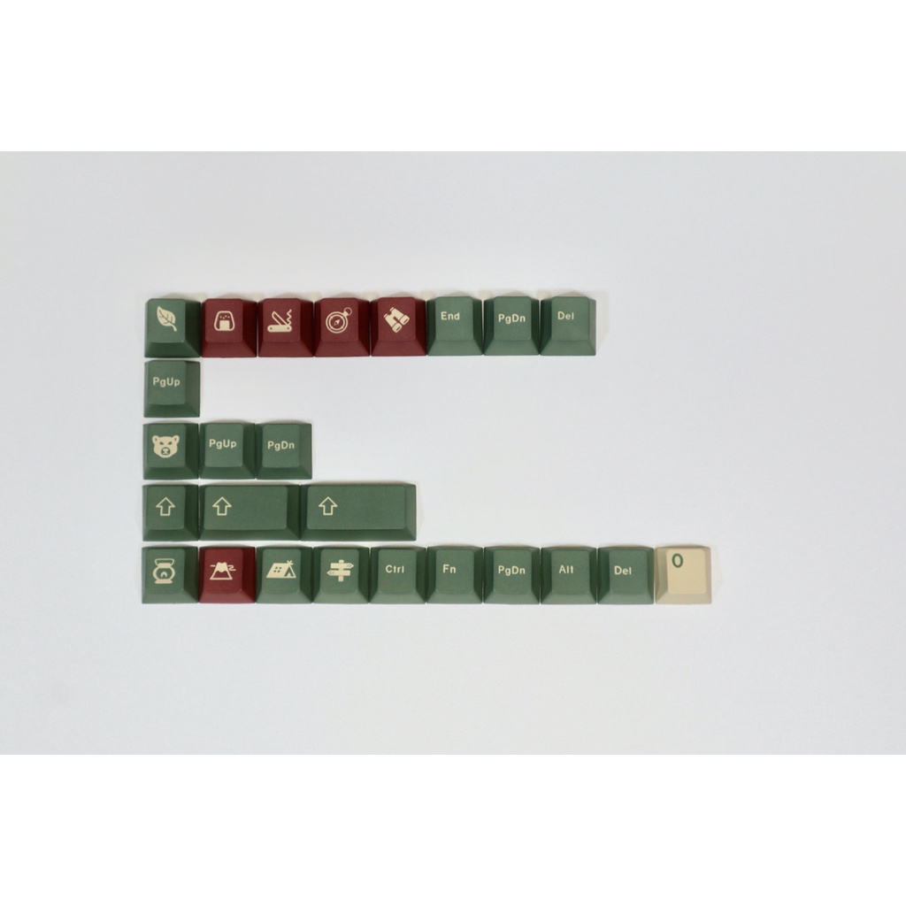 Gói phím cắm trại GMK, 129 phím keycaps Cherry Profile DYE-SUB Cá nhân hóa GMK Keycaps cho Bàn phím cơ / Bàn phím cơ chơi game