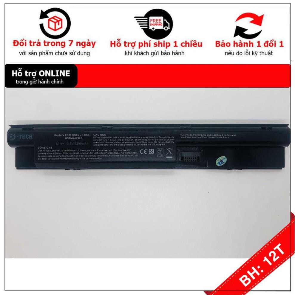 [BH12TH] [- Pin Laptop HP ProBook 440 445 450 G0 455 470 G1 Mã Pin FP06 Bào Hành Toàn Quốc 12 Tháng