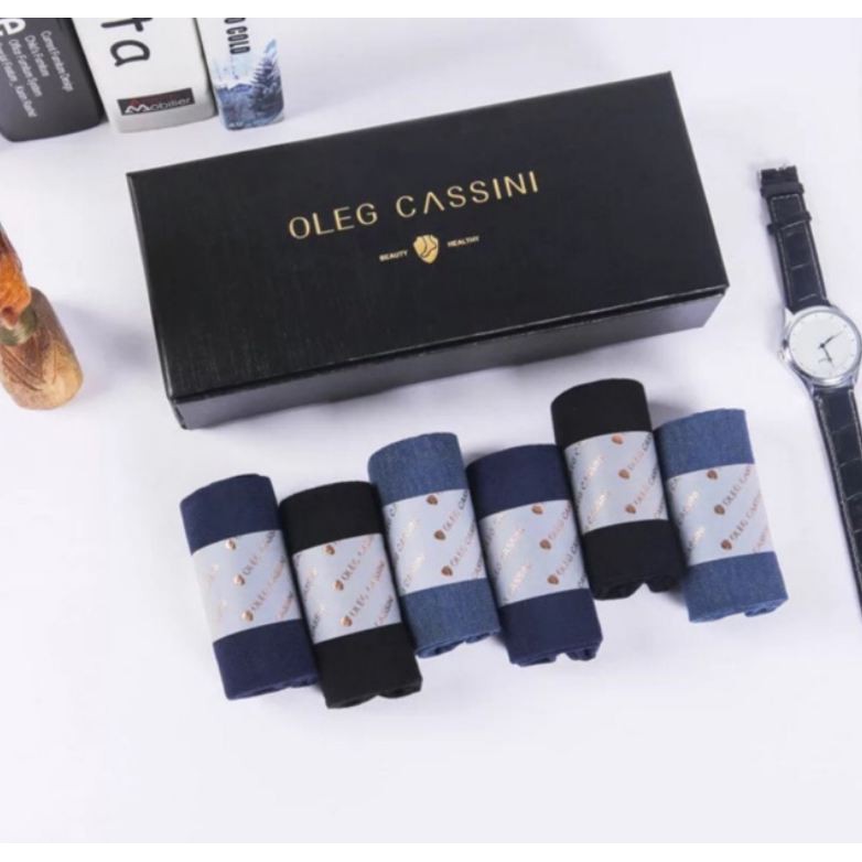 TẤT NAM CAO CẤP OLEG CASSINI (1 Hộp 6 đôi)