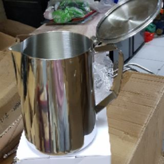 Ca đánh sữa inox 304 có nắp 2 lít.