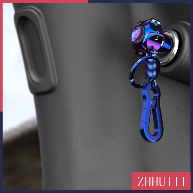 Móc Chìa Khóa Hình Đầu Lục Giác Bằng Titan Cnc Độc Đáo