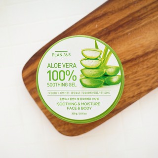{XẢ KHO 3 NGÀY} Gel dưỡng ẩm nha đam PLAN 36.5 Aloe Vera 100%