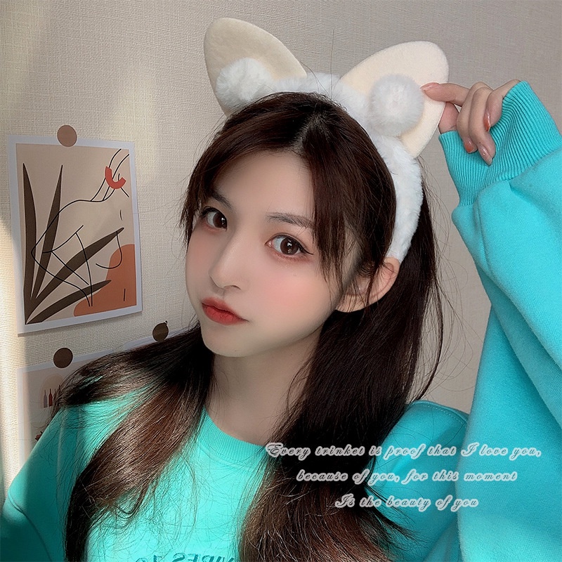 Băng đô cài tóc họa tiết hoạt hình đơn giản dễ thương