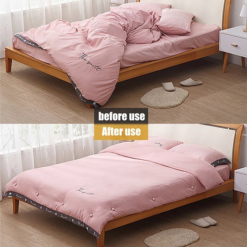 [Mới] Bộ 4 Kẹp Cố Định Ga Trải Giường Chống Trượt Hình Nấm Mini Màu Trơn Đơn Giản