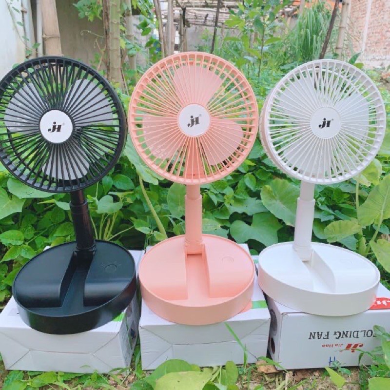 QUẠT SẠC TÍCH ĐIỆN GẤP GỌN JH - 2028 CỰC MÁT