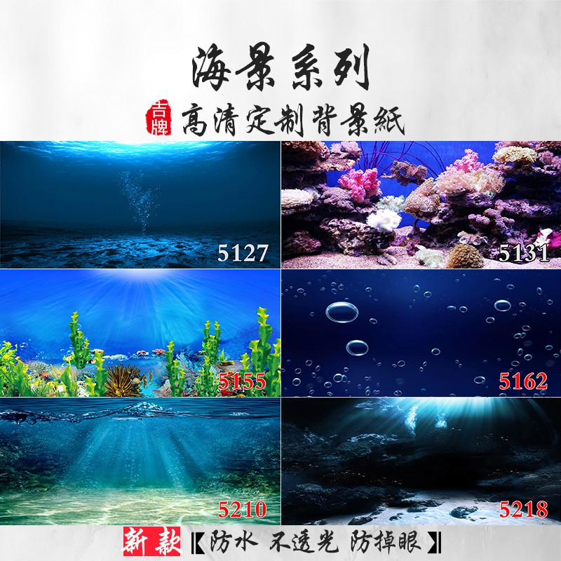 Giấy Dán Tường 3d Trang Trí Bể Cá