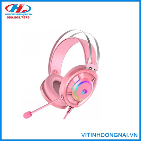 Tai nghe DareU EH469 7.1 RGB Pink