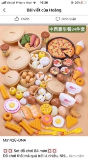 Bộ đồ chơi nhà bếp 84 chi tiết