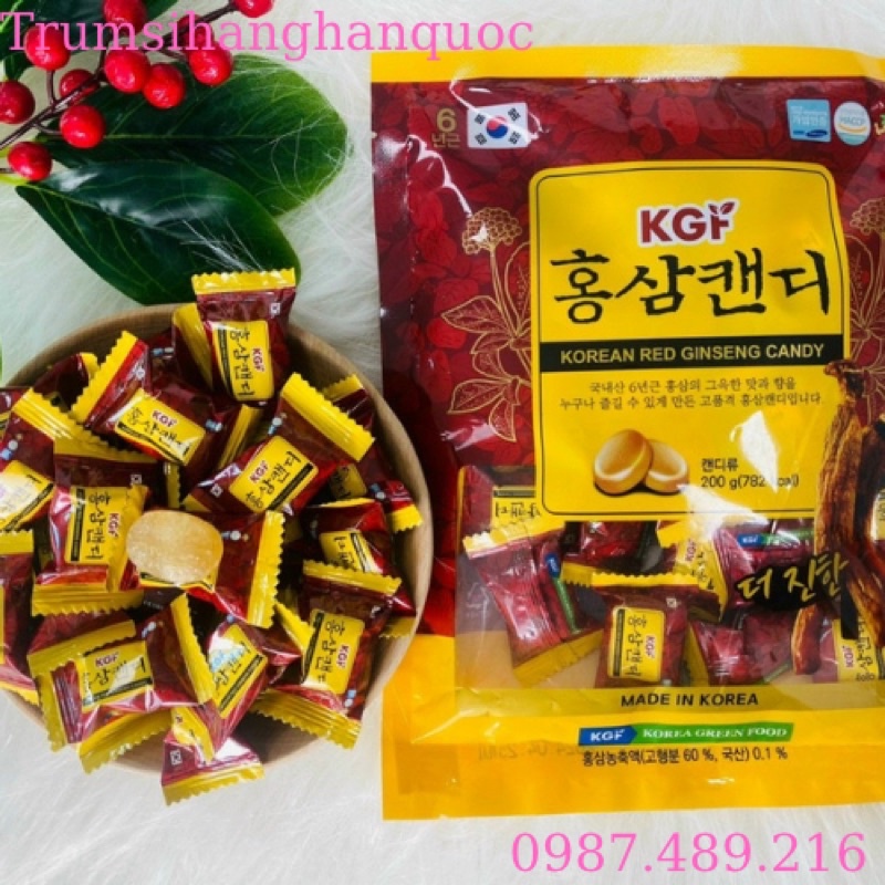 Kẹo hồng sâm đỏ Hàn Quốc KGF