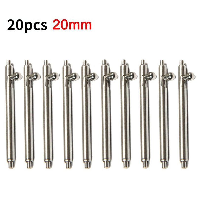 Set 20 Chốt Đồng Hồ Đường Kính 1.5mm Dài 20mm 22mm Tháo Gỡ Nhanh
