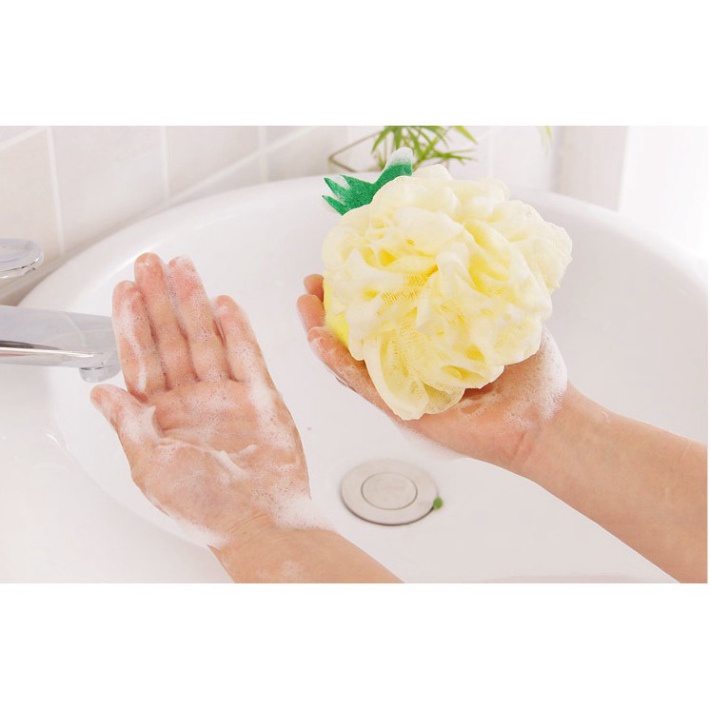[CÓ ẢNH THẬT] Bông tắm hình trái cây tạo bọt - Duonghieu6789