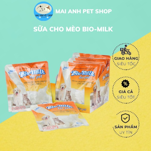 Sữa cho chó mèo thú cưng - Sữa Bio Milk cho chó mèo