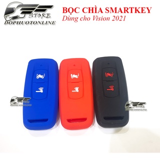 Bọc Smartkey Silicon 2 Nút Cho Vision 2021