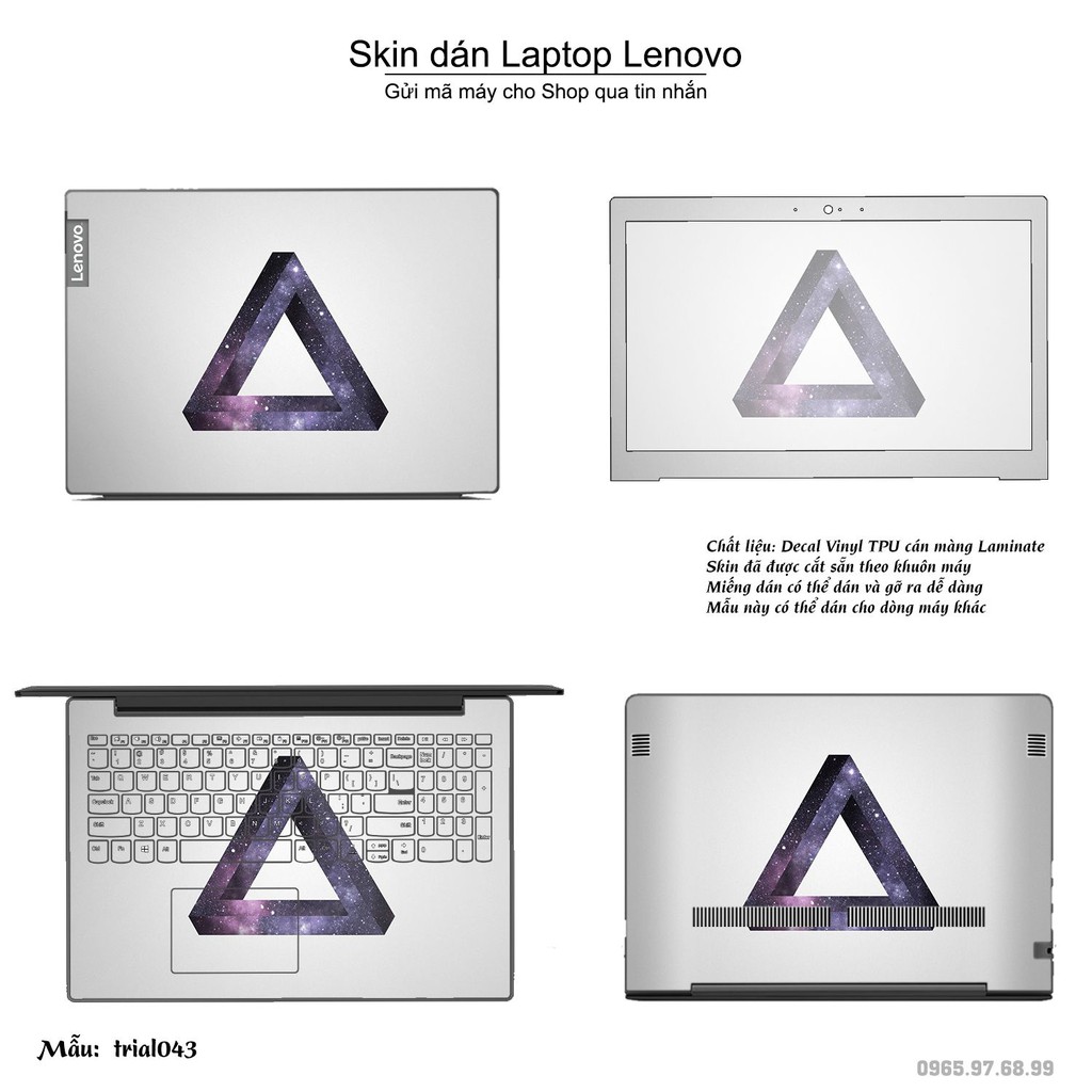 Skin dán Laptop Lenovo in hình Đa giác _nhiều mẫu 8 (inbox mã máy cho Shop)