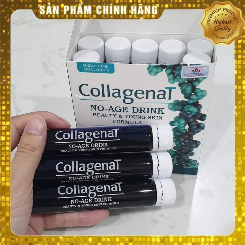 Nước uống đẹp da Collagen Peptide CollagenaT No Age Drink - Collagen nước nhập khẩu Ý - Hara Beauty