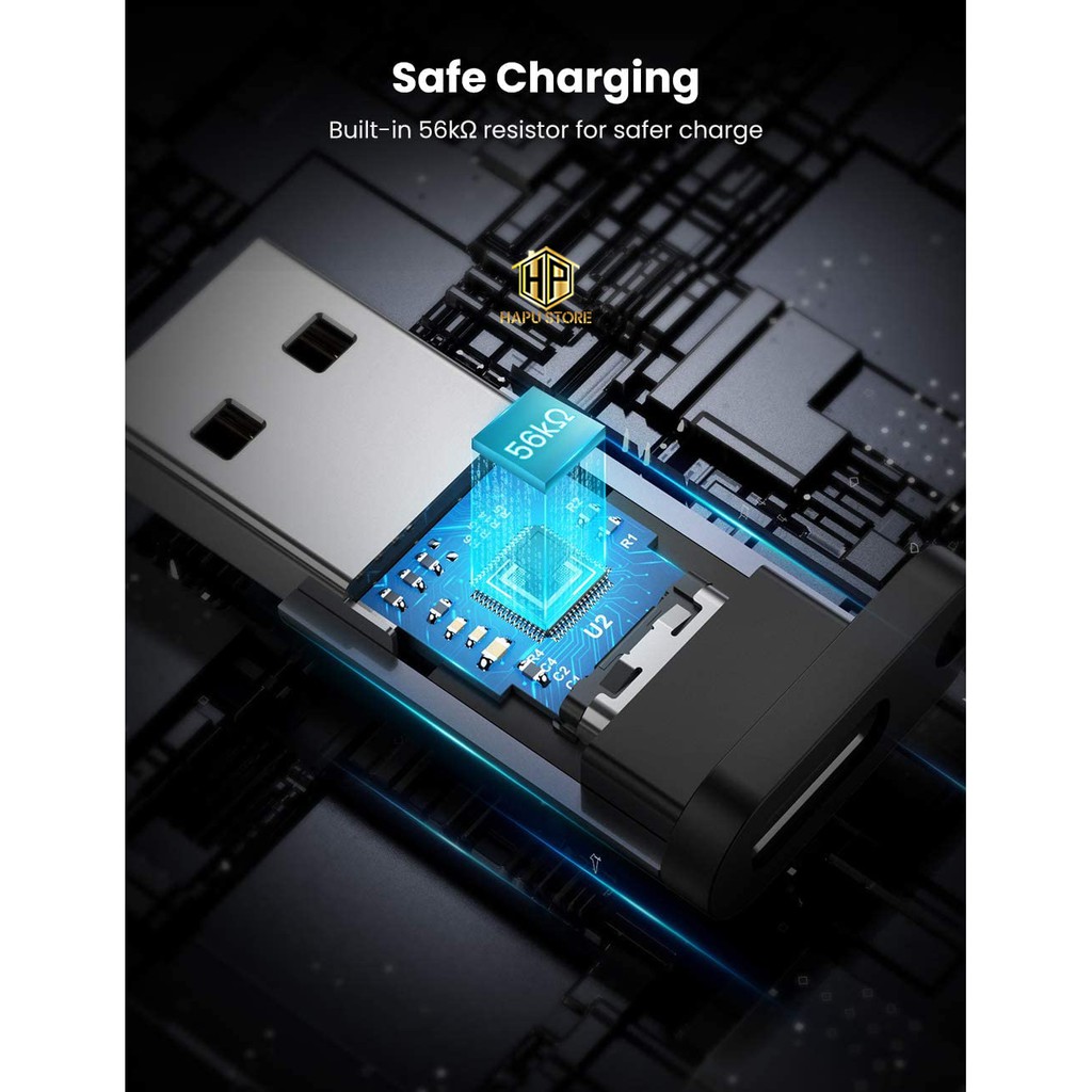 Đầu chuyển đổi USB 3.0 sang USB Type C Ugreen 50533 chính hãng - Hapustore