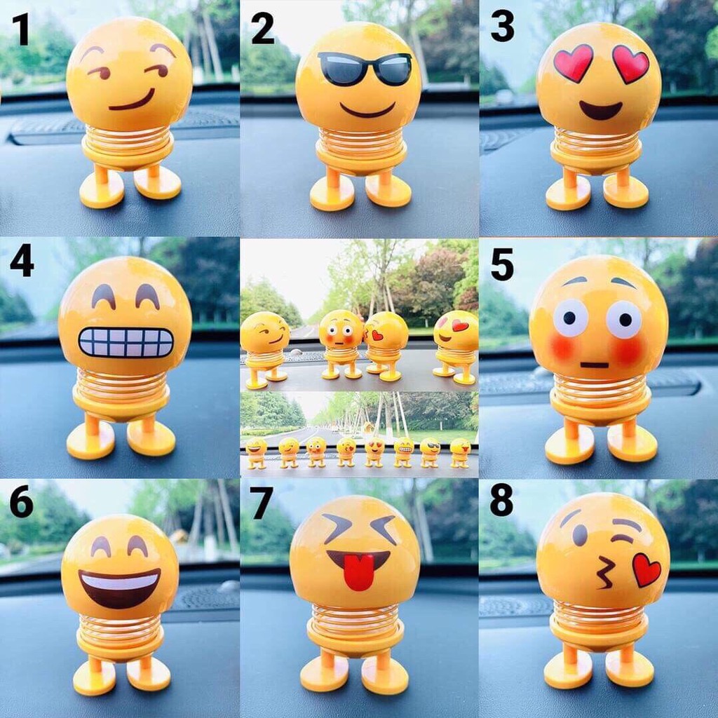 Thú Nhún Emojji Con Lắc Lò Xo - Siêu Chất - Siêu Vui