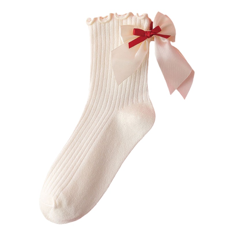 XIXI Vớ Cotton Cổ Ngắn Phối Bèo Phong Cách Lolita Nhật Bản Dễ Thương Cho Nữ Sinh