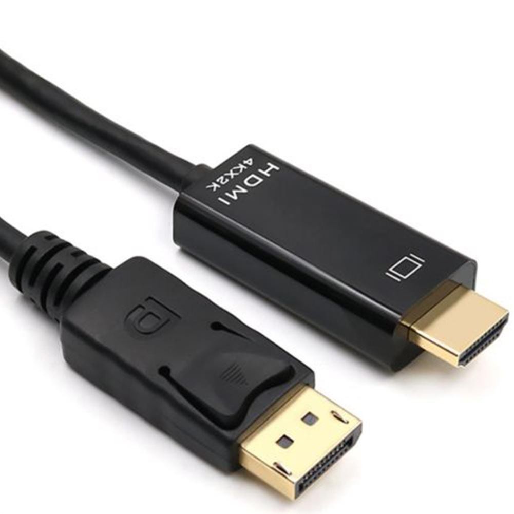 4K DisplayPort To HDMI Cable DP Male Transfer To HDMI Female For Laptop