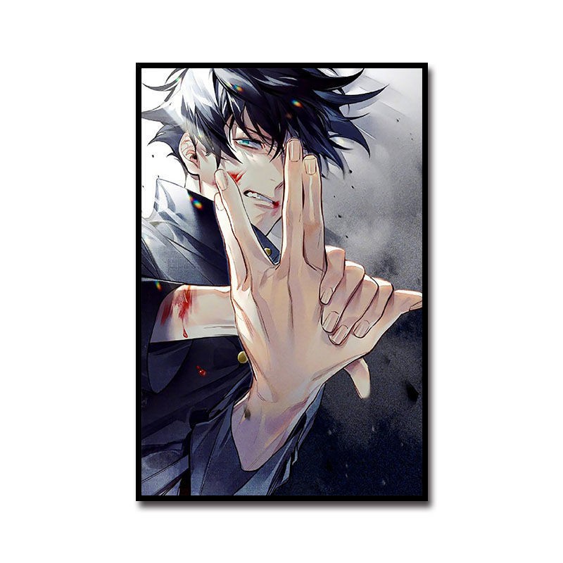 Bộ Tranh Sơn Dầu Tự Làm Hình Nhân Vật Hoạt Hình Nhật Bản Độc Đáo