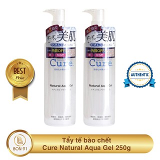 Tẩy tế bào chết Cure Natural Aqua Gel 250g Nhật