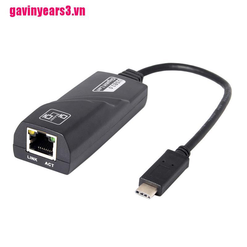 Dây Cáp Chuyển Đổi Usb-C Sang Rj45 Gigabit Ethernet Lan 1000mbps | BigBuy360 - bigbuy360.vn