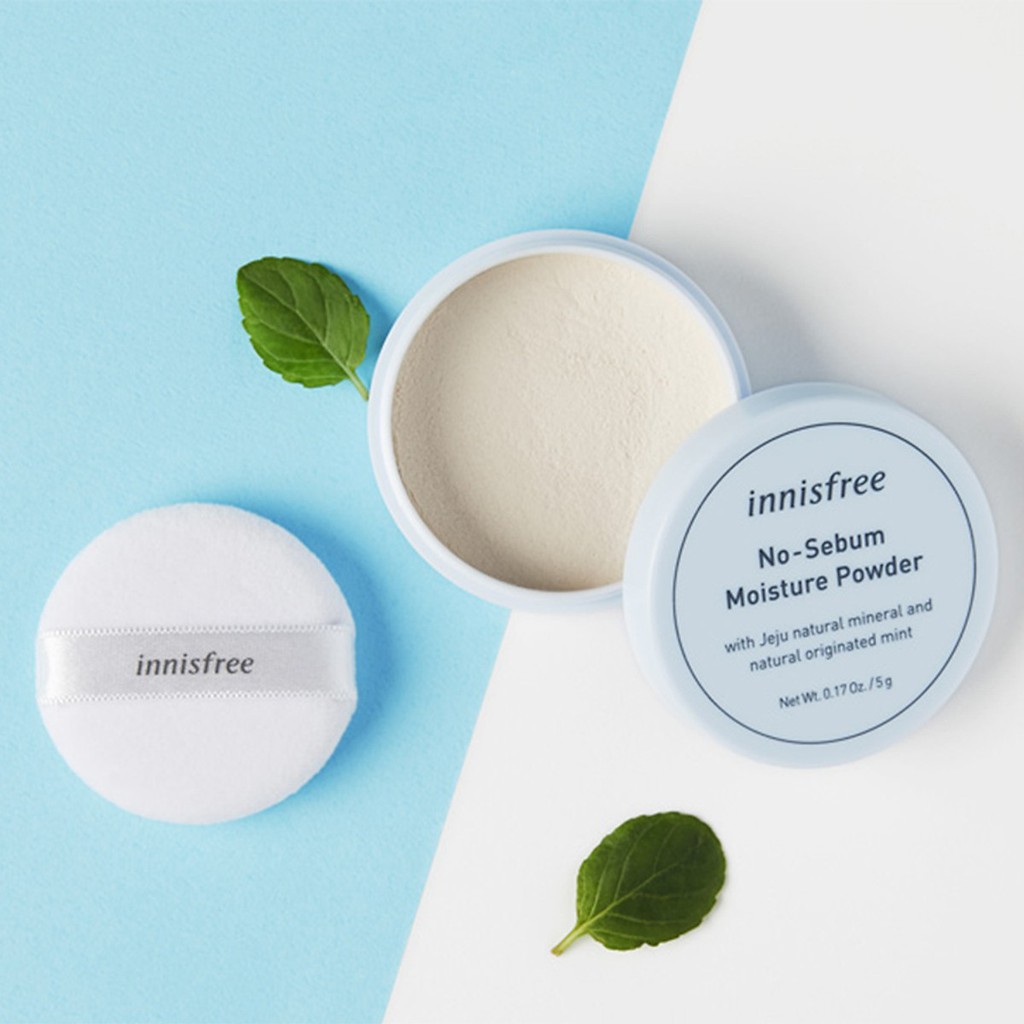 Phấn Phủ Bột Kiềm Dầu Innisfree No Sebum Mineral Powder 5g - Hàn Quốc Chính Hãng