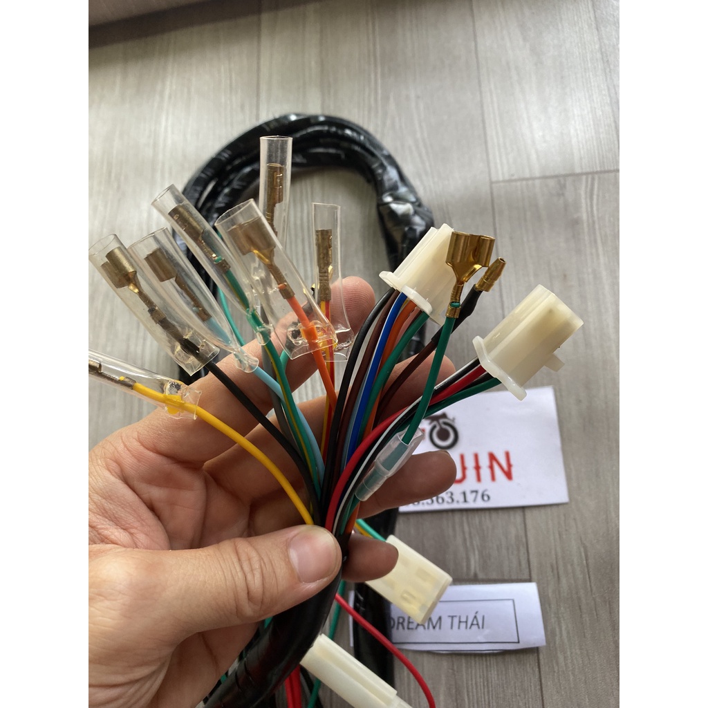 Bộ dây điện sườn Dream, Wave, Cub, Win các đời