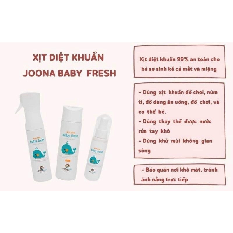 XỊT KHUẨN BABY FRESH