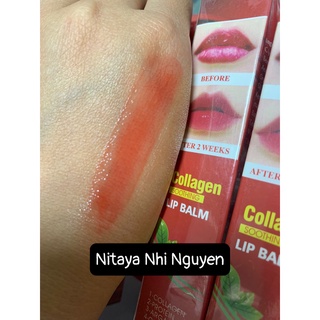 Dưỡng kích màu môi Collagen Lip Balm - USA