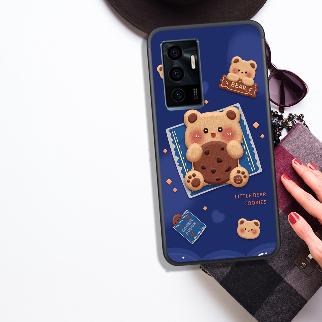 ỐP LƯNG VIVO Y21 - Y21S - Y33S - Y15S , IN HÌNH GẤU NÂU CHOCOLATE ĐÁNG YÊU.