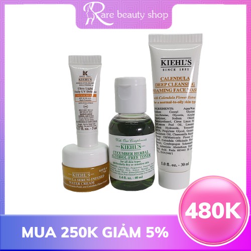 (Duty free) Set Kiehl's mini duty (số 20)