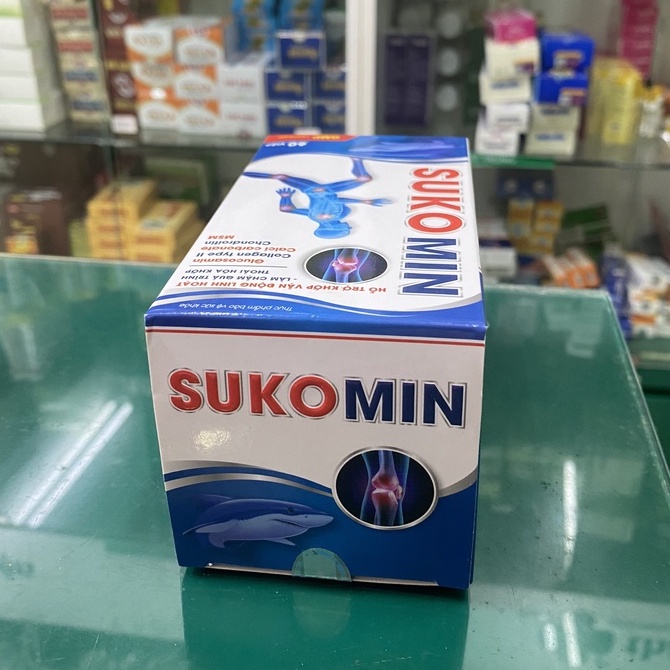Sukomin - Hỗ trợ bổ sung chất nhầy dịch khớp, tái tạo màng sụn khớp giảm nhức, giảm thoái hóa, khớp vận động linh hoạt