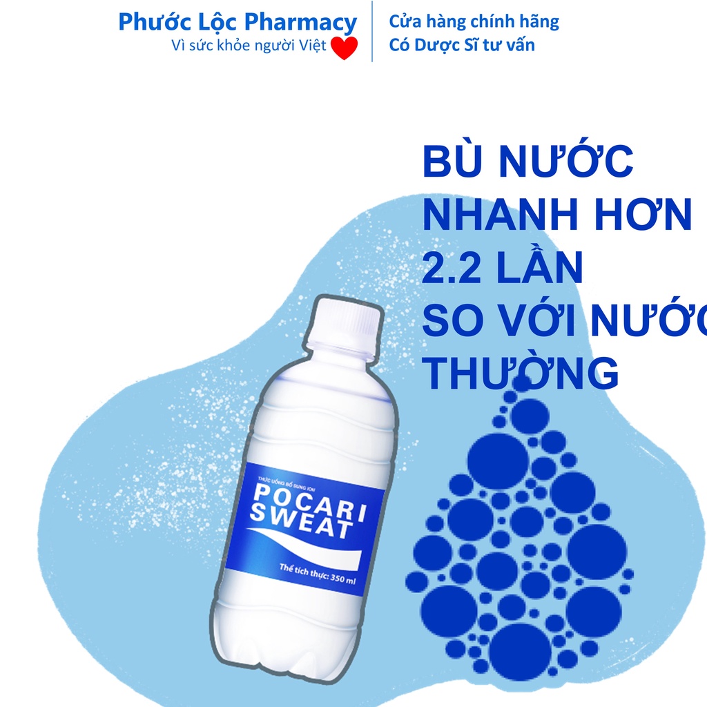 Pocari Sweat 500ml thùng 24 chai / Nước uống bổ sung điện giải / Bù nước