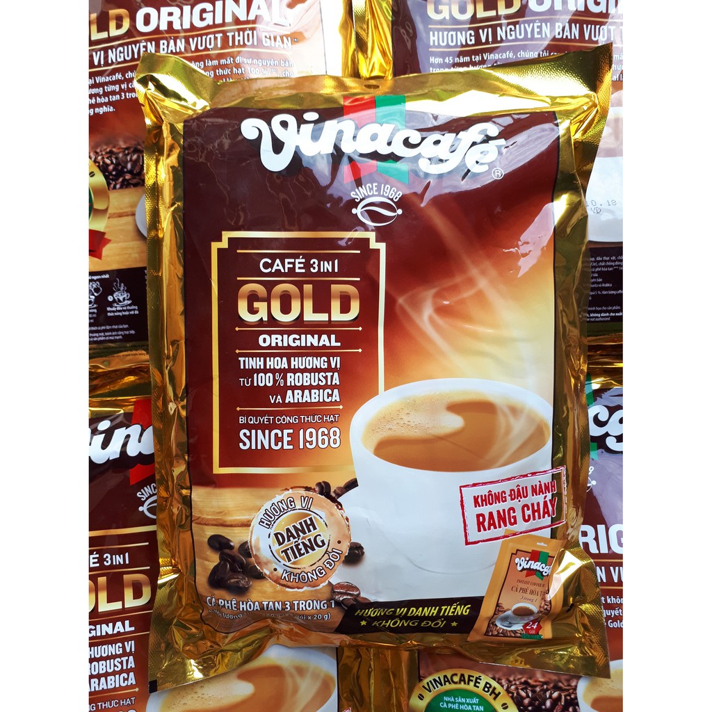 Cà phê sữa VinaCafe _ (24gói x 20gr/bịch)