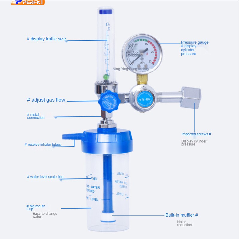 Van Tiết Lưu Lượng Khí Oxy