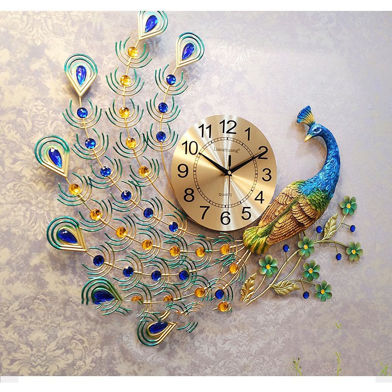 ĐỒNG HỒ TREO TƯỜNG CÔNG VÀNG NHẢY MÚA (Kích thước to nhất) (Siêu rẻ)