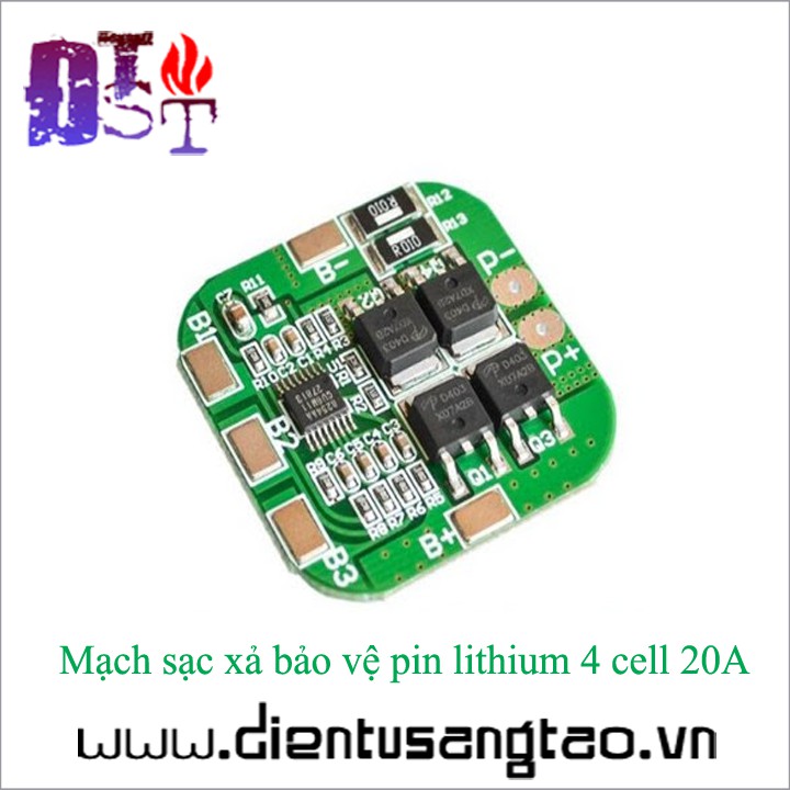 ✅ [RẺ NHẤT VIỆT NAM] ⚡ Mạch sạc xả bảo vệ pin lithium 4 cell 20A