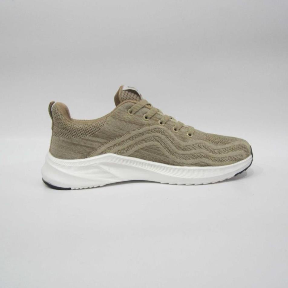 Giày Safa Thể Thao Sneakers Nam Màu Kem ,Xám, Đế Phylon Vải Dệt Siêu Nhẹ Êm Chân Mã ATS008 . ' ' . II ^