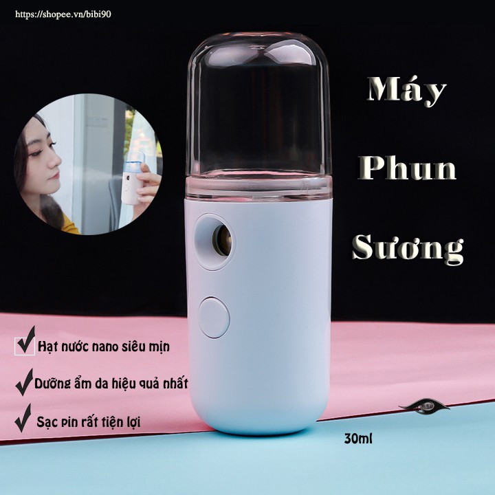 Bình phun sương tạo độ ẩm cho da bằng công nghệ nano tiên tiến nhất với dung tích 30ml (NMS03)