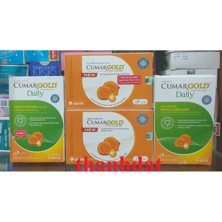 curmagold daily nghệ nano curcumin hỗ trợ dạ dày hộp 30 viên / cumargold new