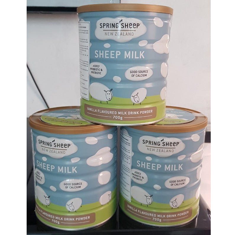 Sữa cừu spring sheep 700Gr dùng cho người lớn và bé Trên 4 tuổi