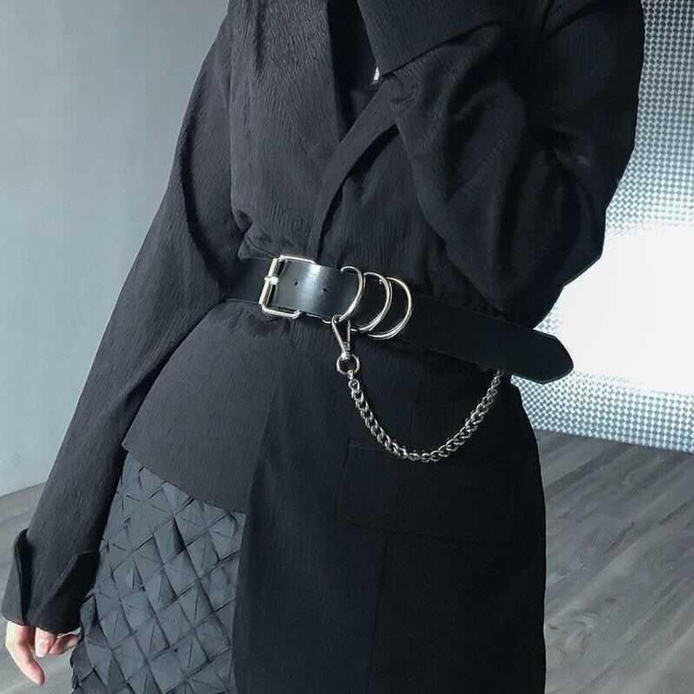 Thắt Lưng Nữ Lấp Lánh Phong Cách Punk Gothic Mới|Thắt Lưng Khóa Cài Thời Trang