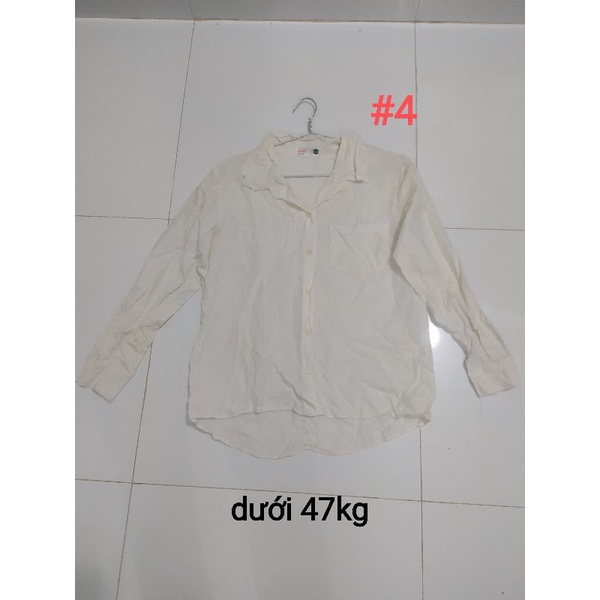 Áo sơ mi hàng si dưới 53kg
