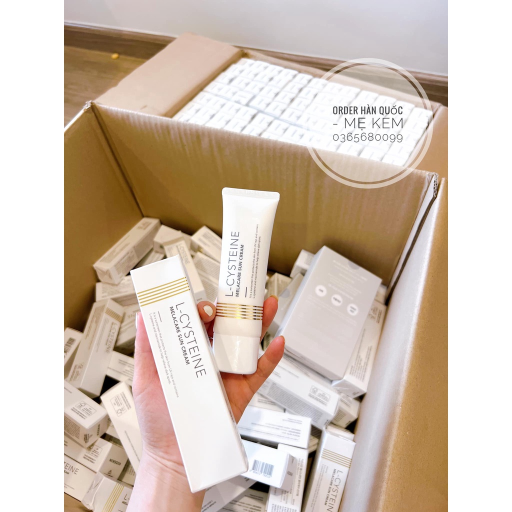 Kem chống nắng truyền trắng L-Cysteine 5000ppm