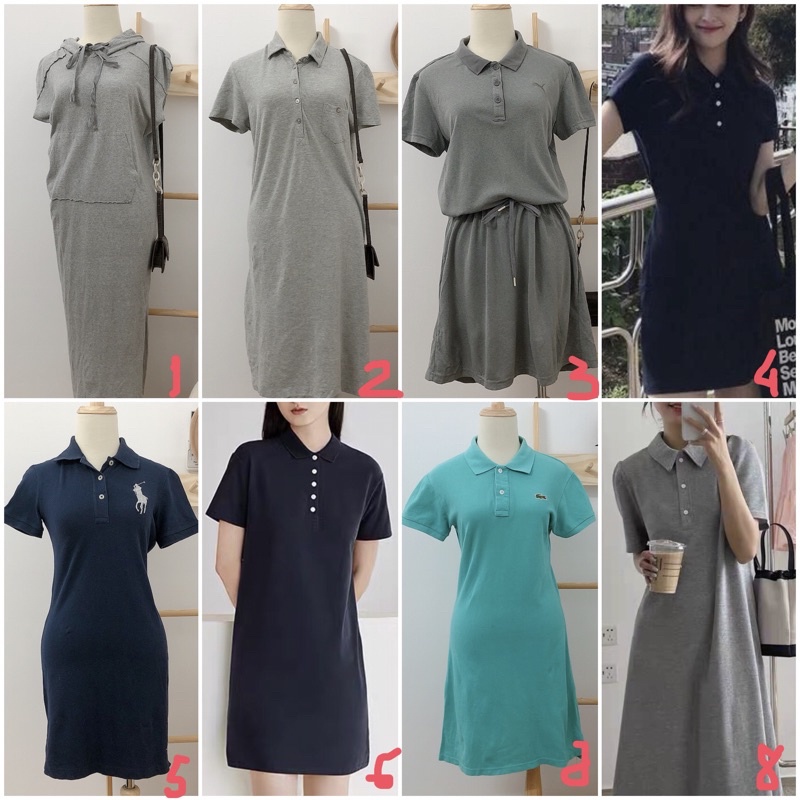 Đầm polo thun casau PuuMa hiệu